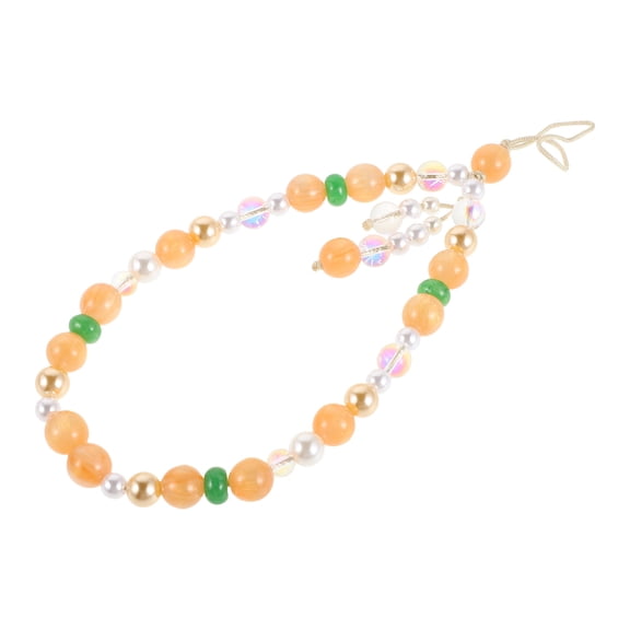 DEEPCRAFF Stylish Crystal Beaded Phone Strap for Secure and Convenient Mobile Device Carrying