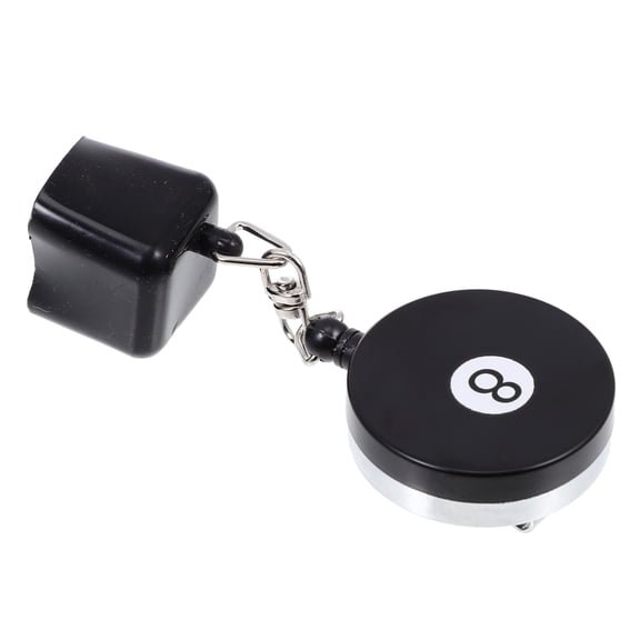 DEEPCRAFF Lightweight Black Rubber Cue Chalk Holder for Pool Table Supply Ideal for Billiard Players