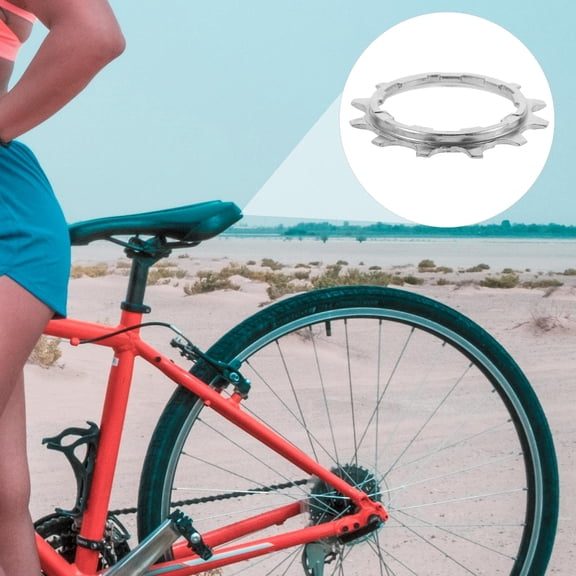 DEEPCRAFF Metal Scooter Flywheel Steel Silver For Mountain And Road Bikes 1Pcs 5.00X5.00X0.30CM