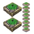 DEEPCRAFF Mini Resin Craft Bases, 10 Pack Tree Stand Models for Toy ...