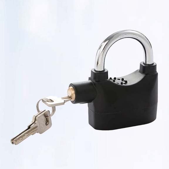 DEEPCRAFF Motorbike Lock with Movement Sensor Siren and Copper Core Anti-Theft Padlock