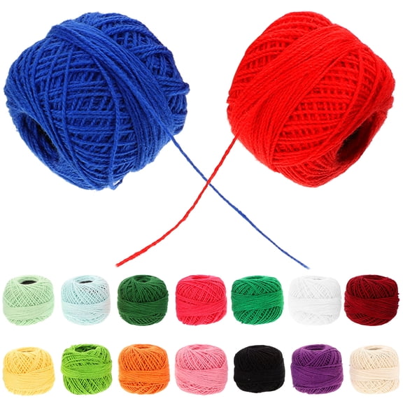 DEEPCRAFF Multi Color Cotton Thread Spools for DIY Embroidery and Sewing Machine