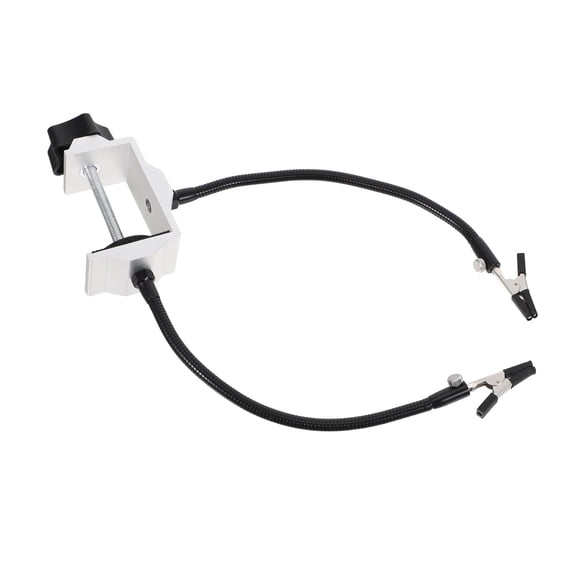DEEPCRAFF Third Hand Tool with Adjustable Flexible Arm Clamps and Stable Bench Vise for Precision Soldering and Crafting