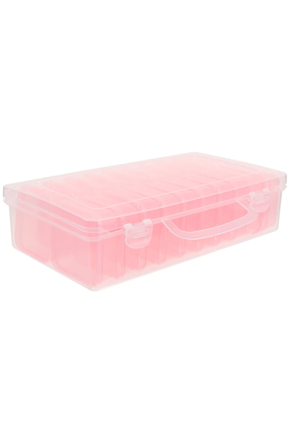 Plastic Bead Organizer Box Transparent Compartment Storage Case for Jewelry Charms and Buttons