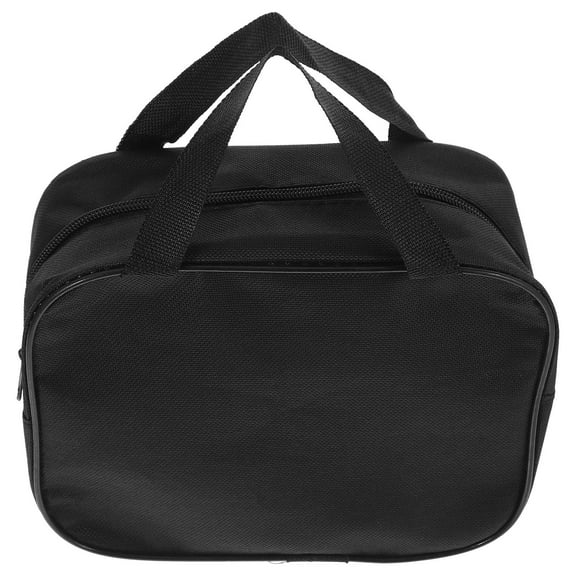 DEEPCRAFF Black Portable Pump Carrying Bag with Protective Case for Car Tire Pump and Tool Storage Organizer
