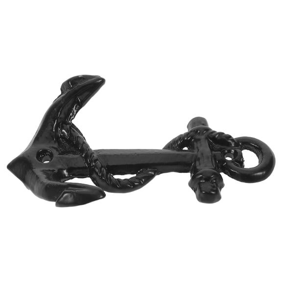 DEEPCRAFF Cast Iron Anchor Wall Hook Nautical Design Decorative Heavy Duty Metal Hook