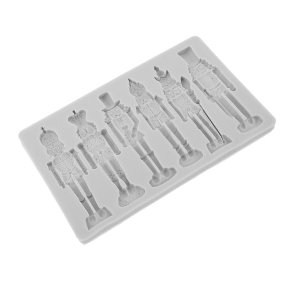 DEEPCRAFF Silicone Nutcracker Mold for Holiday Baking, Resin Art, Sugar Paste, Cake Decorating, and Craft Projects
