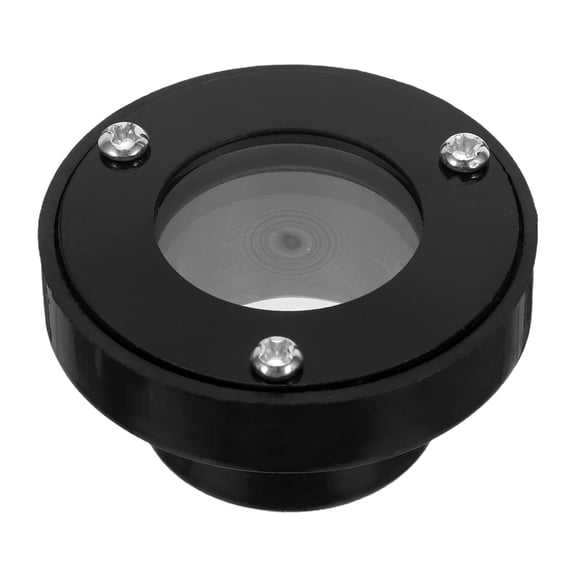 DEEPCRAFF Newton Rings Optical Experiment Kit with Flat Convex Glass Lens for Lab Physics Demonstration in Black