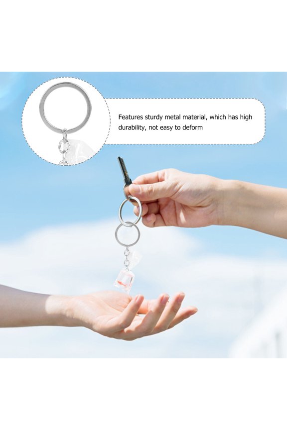 Decorative Orange Fish Key Holder Bag Pendant with Creative Tropical Fish Charm Design