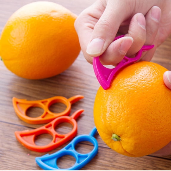 DEEPCRAFF Orange Opener Kitchen Peeling Tool Plastic Peel Fruit Skin Household Kitchen Tool 1Pcs