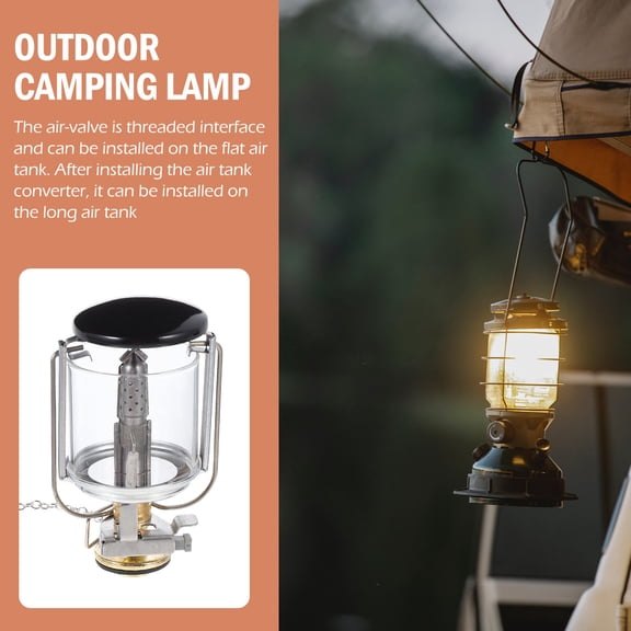DEEPCRAFF Outdoor Camping Gas Lantern Copper Durable Tent Lamp with Electronic Lighting System Assorted Color