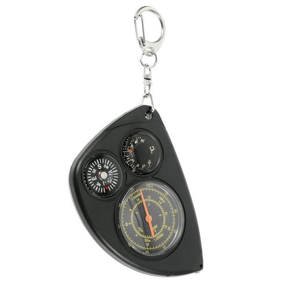 DEEPCRAFF Outdoor Compass Abs Black 1Pack 3X2X0.2In Travel Exploration Quick Positioning