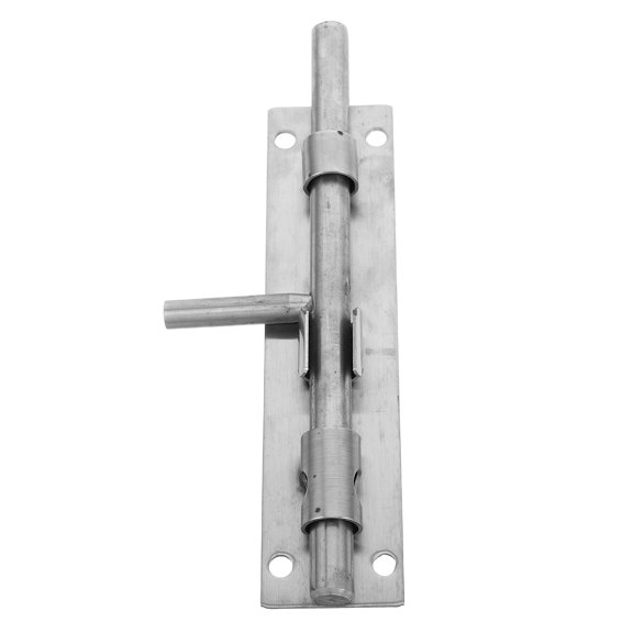 DEEPCRAFF Heavy Duty Stainless Steel Door Latch with Extended Ground Bolt, Plated Security Lock