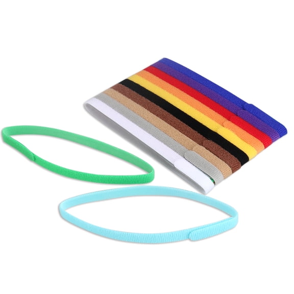 DEEPCRAFF Pet Dog Collar Nylon Adjustable with Hook and Loop Closure in Multiple Colors