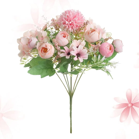 DEEPCRAFF Artificial Flower Buds Assorted Light Floral Decorations 1 Bundle for Home, Wedding, and Craft Projects