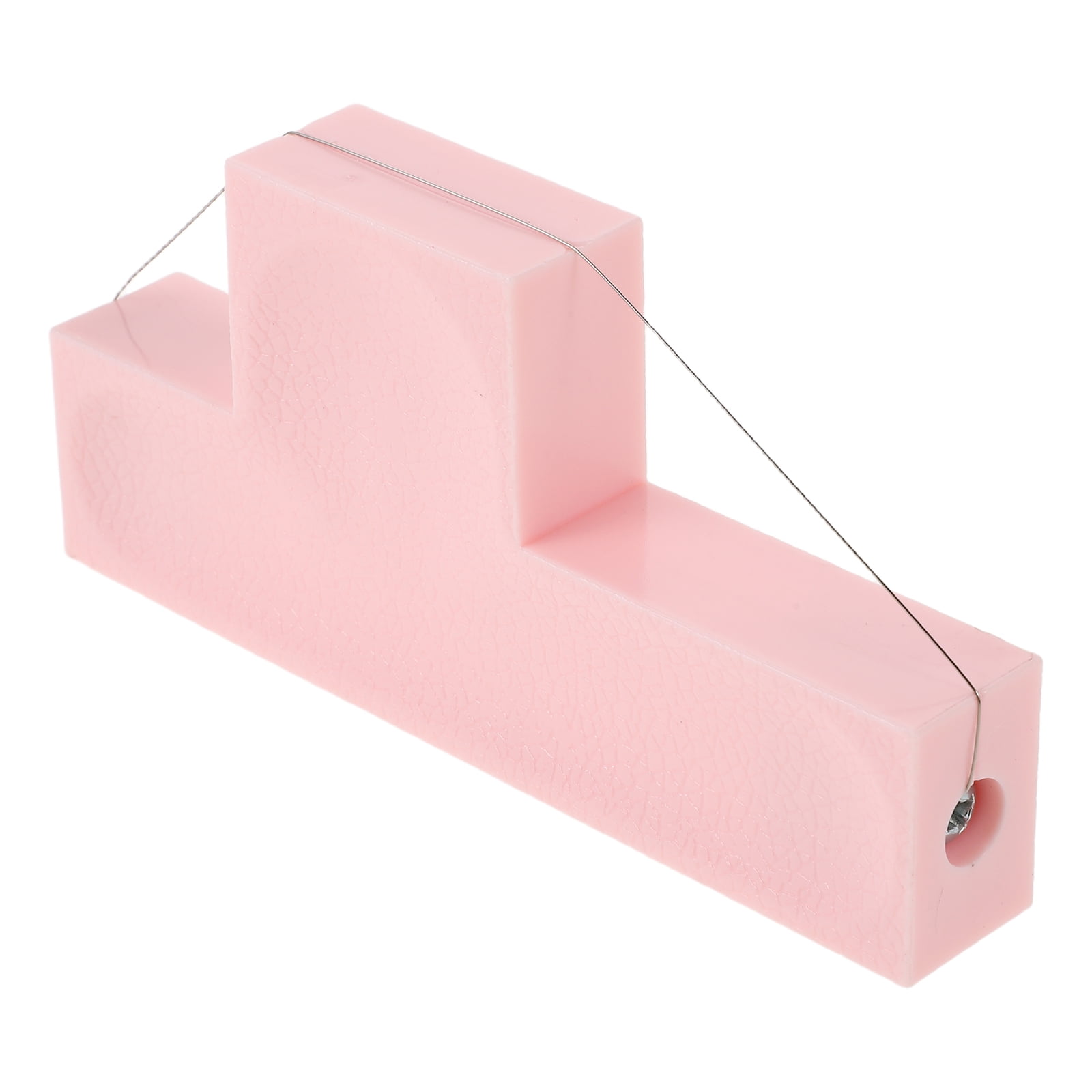 DEEPCRAFF Pottery Wire Cutter Pink Ceramic Angle Tool with Comfortable T Shape Grip Design