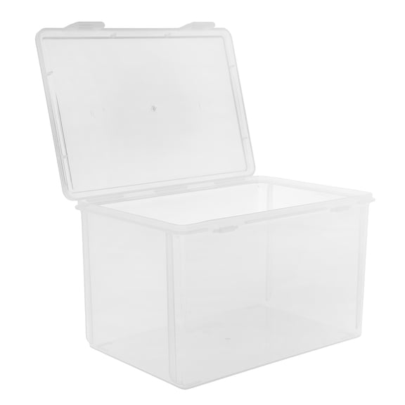 DEEPCRAFF Plastic Bread Box for Storage Transparent Plastic 1Set Household Items Home Use