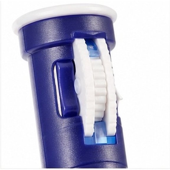 DEEPCRAFF Plastic Laboratory Pipette Pump Blue Manual Liquid Suction Pump for Rapid Sample Dispensing