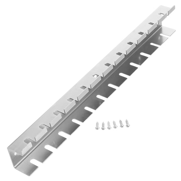 DEEPCRAFF Plated Steel Screwdriver Holder Wall Mount with Pegboard Tool Organizer and Cable Management for Workshop