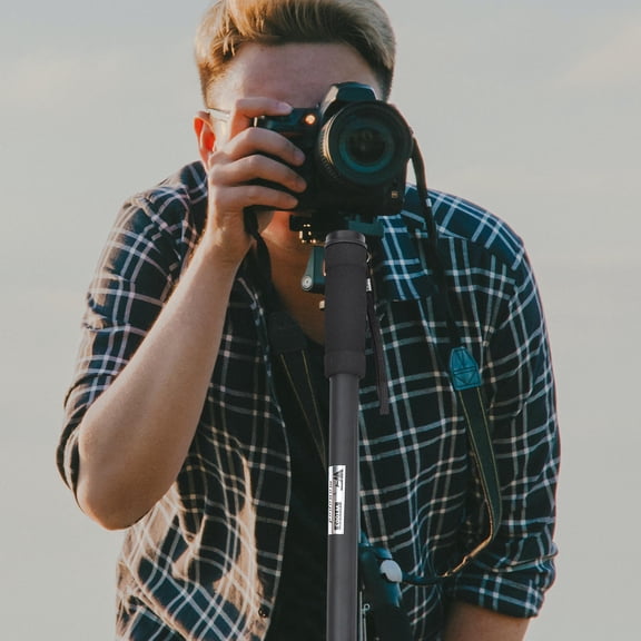 DEEPCRAFF Portable Black Aluminum Camera Monopod Stand for Photography with Stable Support