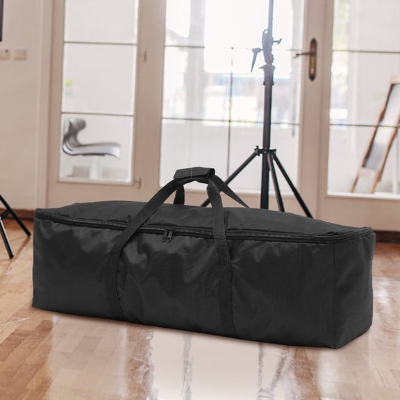 DEEPCRAFF Portable Black Photography Gear Storage Bag with Zipper and Stitching for Camera Accessories