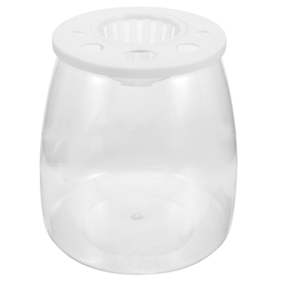 DEEPCRAFF Portable Transparent Plastic Fish Bowl Safe Lightweight Fish Tank for Home and Office