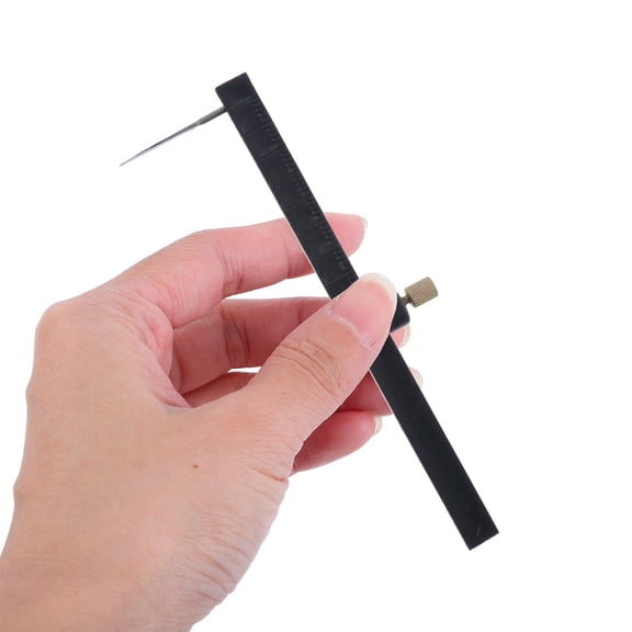 DEEPCRAFF Pottery Clay Scoring Tool and Compass Circle Cutter, Black, 1 Pack - Ideal for Pottery Art and Clay Crafting