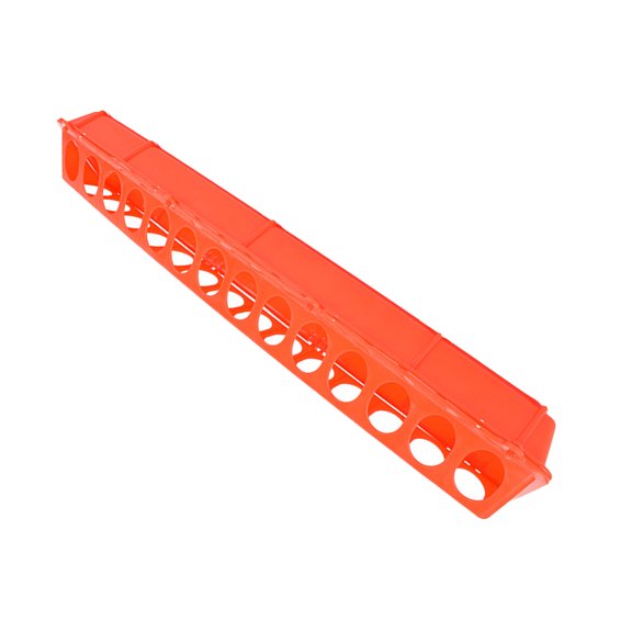 DEEPCRAFF Red Feeding Trough Lightweight and Washable with Easy Installation for Bird Care