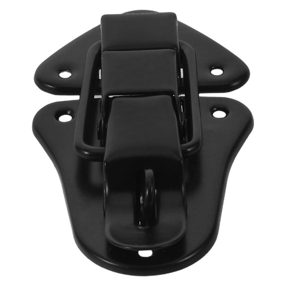 DEEPCRAFF Premium Black Metal Chest Hasp Latch with Smooth Fit for Boxes and Furniture