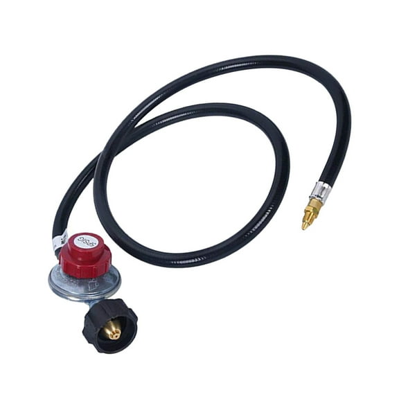 DEEPCRAFF Black Propane Tank Regulator with Leak Prevention for Gas Grill Bbq Camping and Patio Heater Use