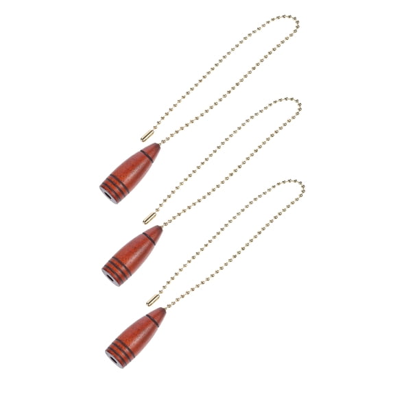 DEEPCRAFF Pull Chain Extension Beaded 3pcs Retro for Ceiling Lamp and Bedside