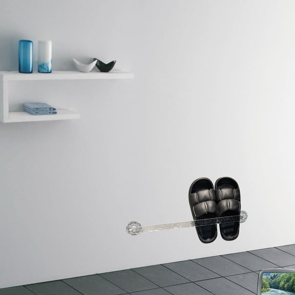DEEPCRAFF Slipper Hanging Rack Bathroom Slipper Drying Rack Acrylic 1Pcs