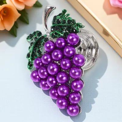 DEEPCRAFF Purple Grape Zinc Alloy Cabinet Knob Decorative Single Hole Pull