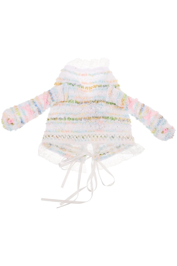 Sweet Retro Bunny Ear Hat Multi Color Lace Trim Adorable Rabbit Ears