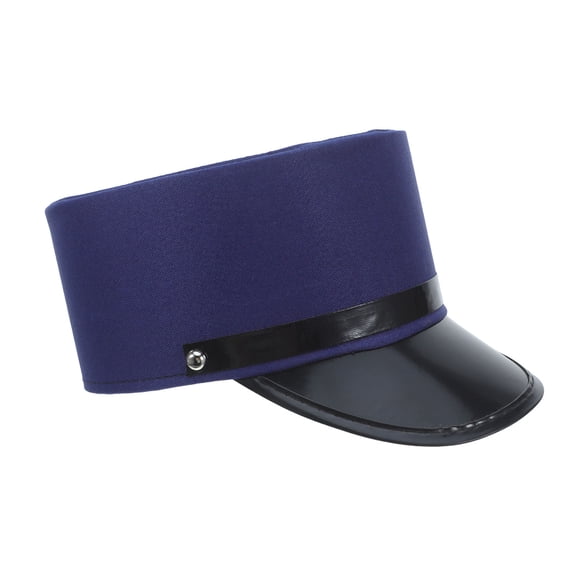 DEEPCRAFF Railroad Conductor Costume Hat Blue Comfortable Breathable Fit