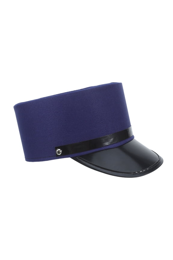 Railroad Conductor Costume Hat Blue Comfortable Breathable Fit