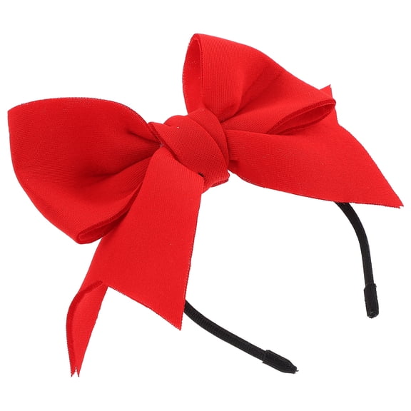 DEEPCRAFF Pet Hair Bow Red Headband Lightweight Decorative Dog Hair Accessories for Party Use
