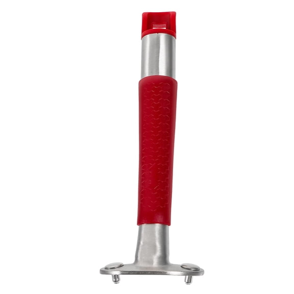 DEEPCRAFF Red Stainless Steel Pan Handle Detachable Ergonomic Pot Grip Replacement Handle