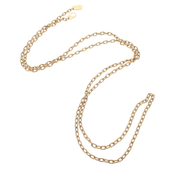 DEEPCRAFF High-Precision Golden Steel Chain for Floor Clock Repair, Replacement Parts and Maintenance Accessories