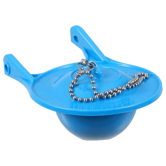 DEEPCRAFF Replacement Toilet Tank Ball with Water Stop Valve in Sky Blue for Toilets