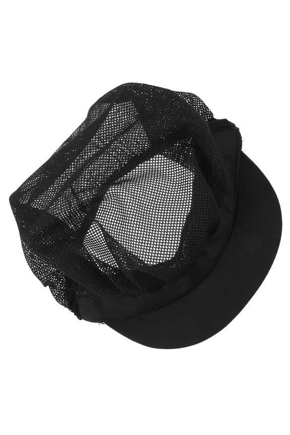 Reusable Black Chef Hat Cotton Material for Kitchen Serving and Cooking Professional Use