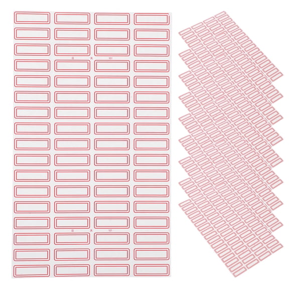 DEEPCRAFF Reusable Office Labels 68 Sheets for Paper Organization and Easy Identification