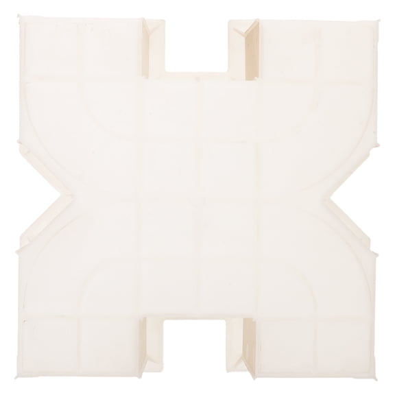 DEEPCRAFF Concrete Path Maker Mold for Garden Lawn White Plastic Decorative Paver Mold