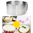 thumbnail image 1 of DEEPCRAFF Round Cake Ring 16x16x8.5cm In Inches Stainless Steel 1Pcs, 1 of 8