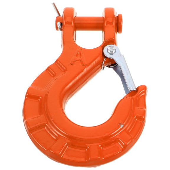DEEPCRAFF Alloy Steel Winch Hook Orange Durable for Trailer Easy Installation