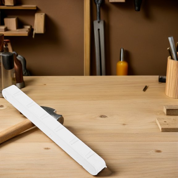 DEEPCRAFF White PVC Surfboard Fin Box with Stable Slot Design for Sports Use