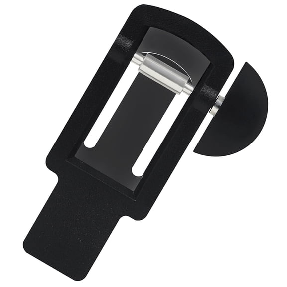 DEEPCRAFF Portable Saxophone Reed Cutter with Metal and Plastic Construction, Compact Design for Home and Travel Use, Black