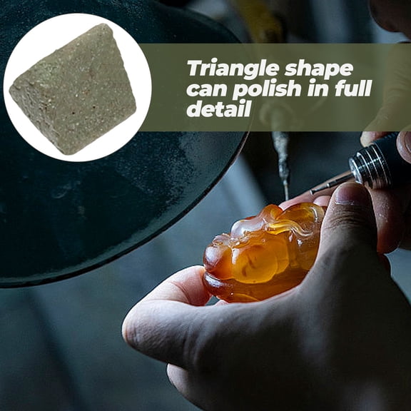 DEEPCRAFF Polishing Machine Abrasive Triangle Silicon Carbide Ceramic Buffing Media for Jewelry Polishing