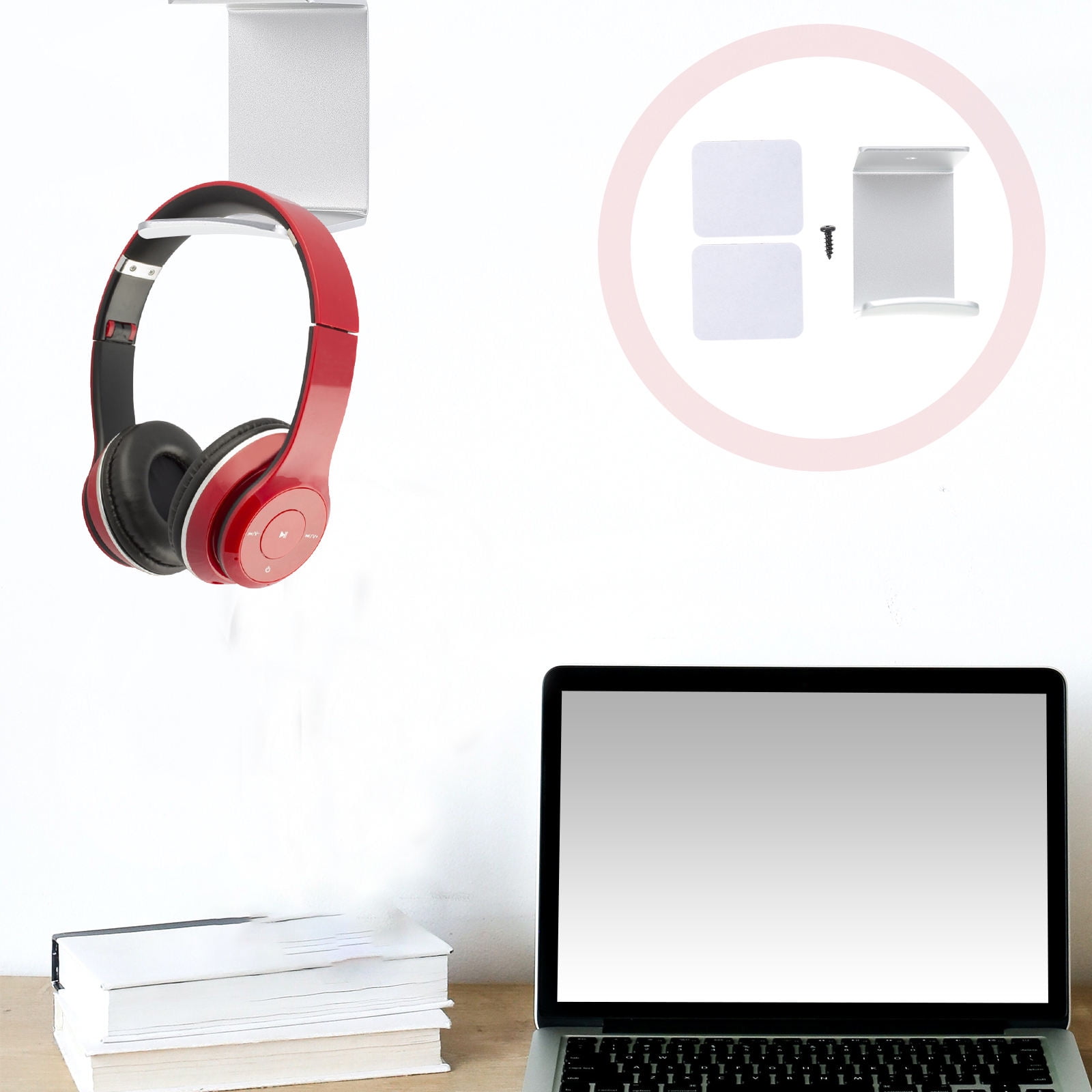 Headset Rack Simple DEEPCRAFF Aluminum Headphone Stand Rack for Headsets, Display Holder ...
