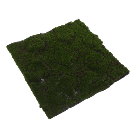 DEEPCRAFF Realistic Artificial Moss Grass Mat for Home Decor, Green Faux Moss Rug for Indoor Outdoor Decoration
